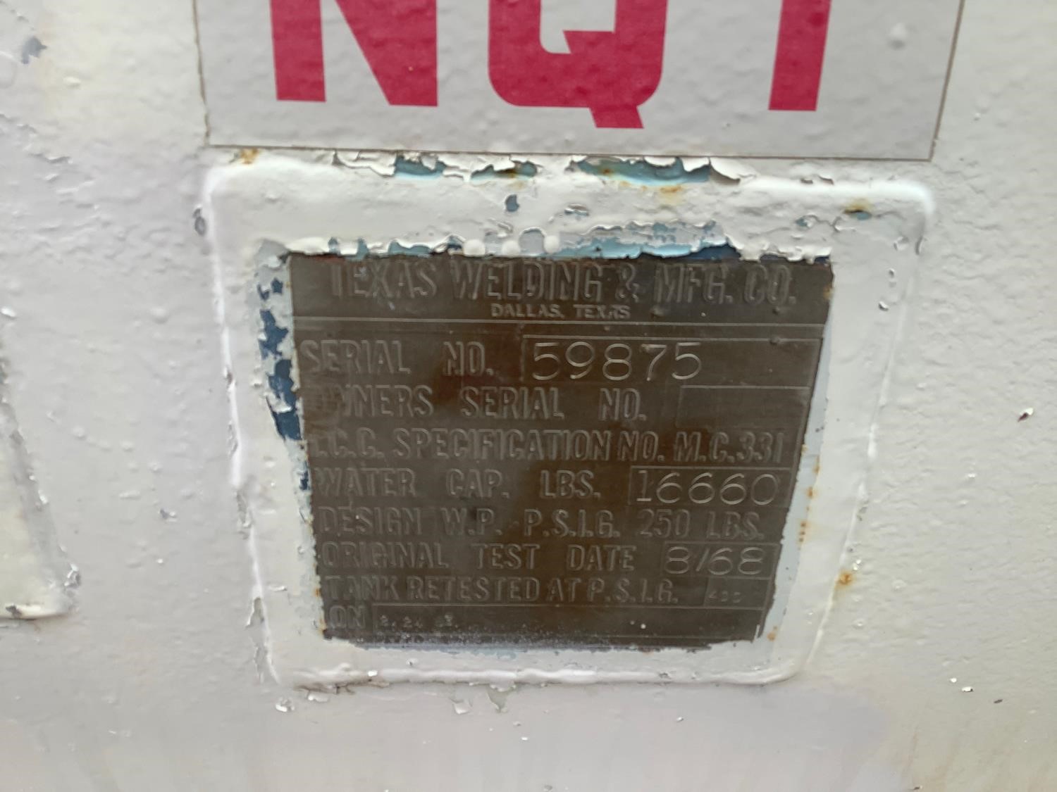 Metal ID Plate Image