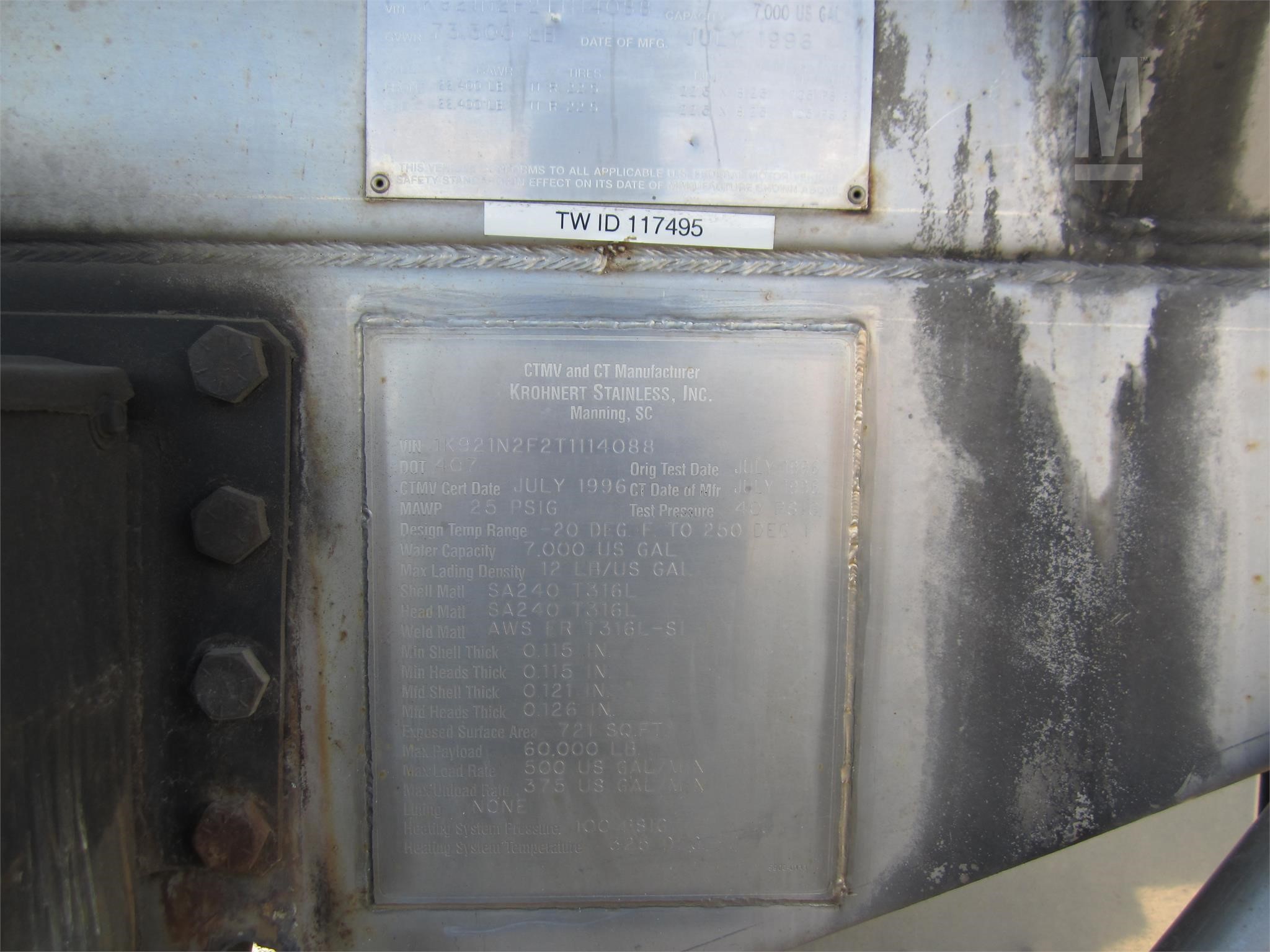 Metal ID Plate Image