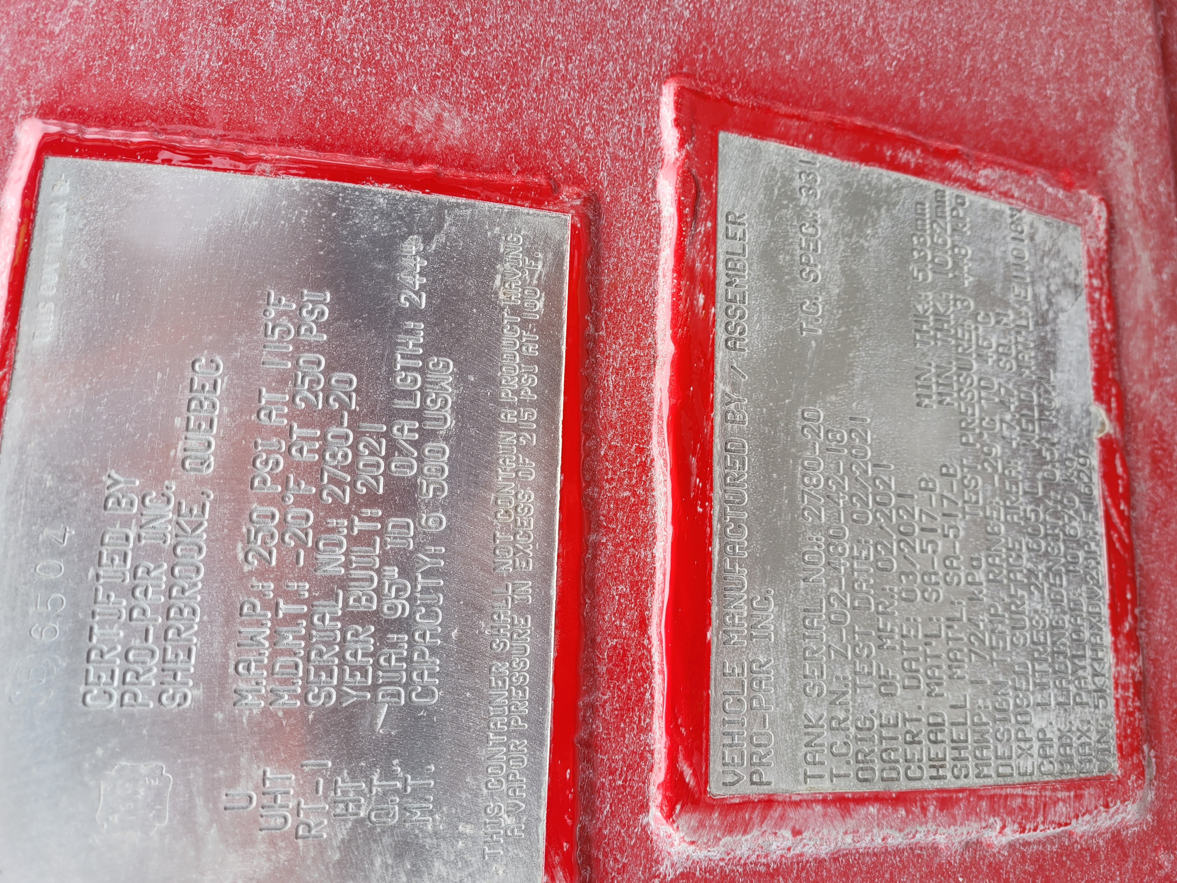 Metal ID Plate Image