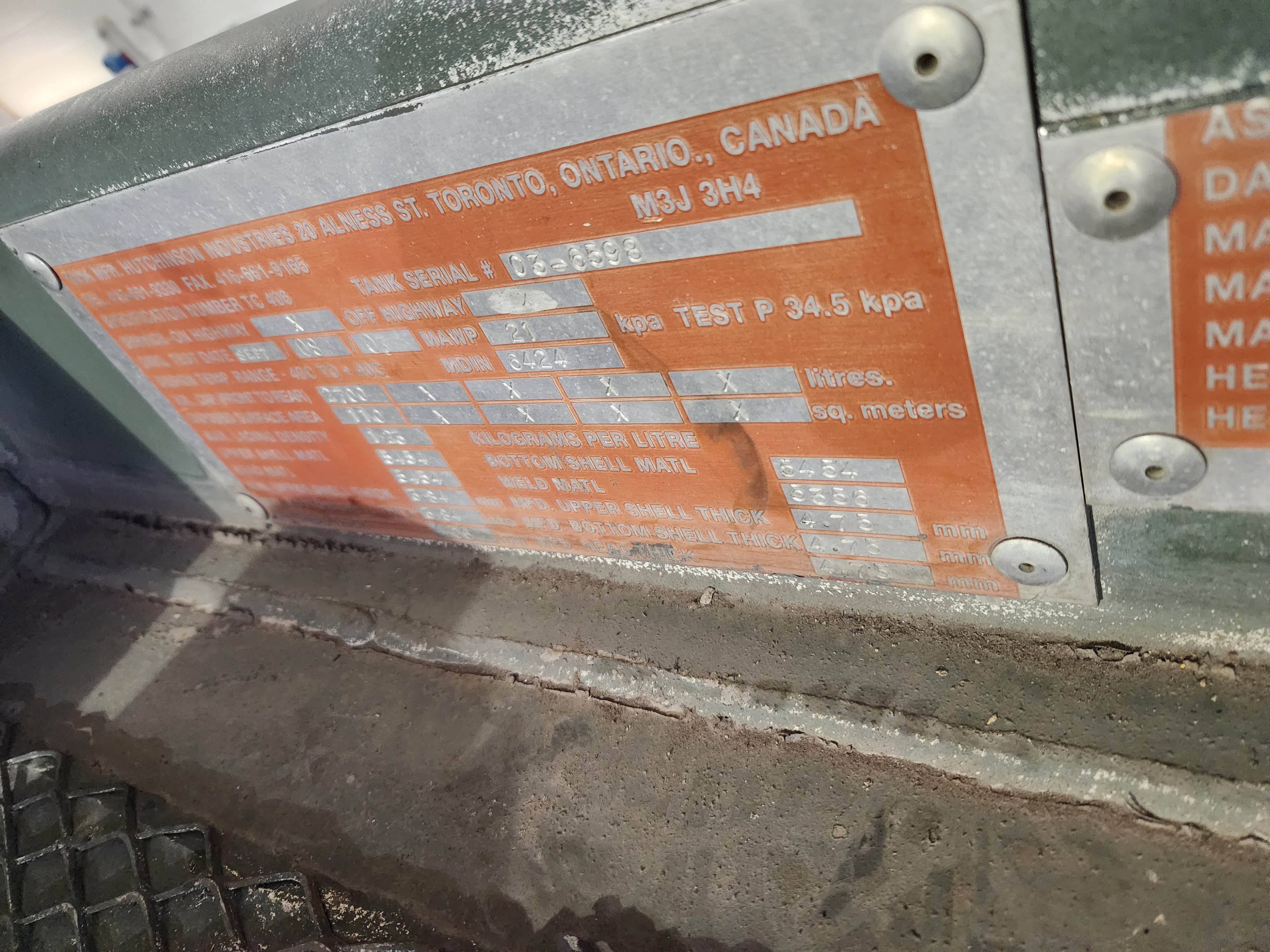 Metal ID Plate Image
