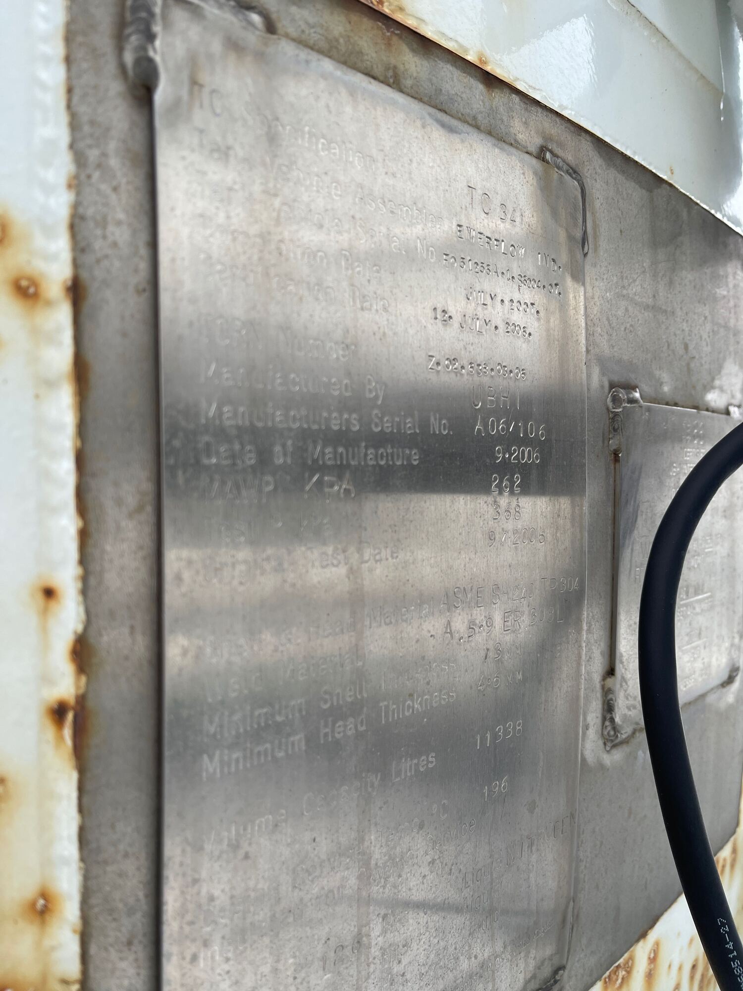 Metal ID Plate Image