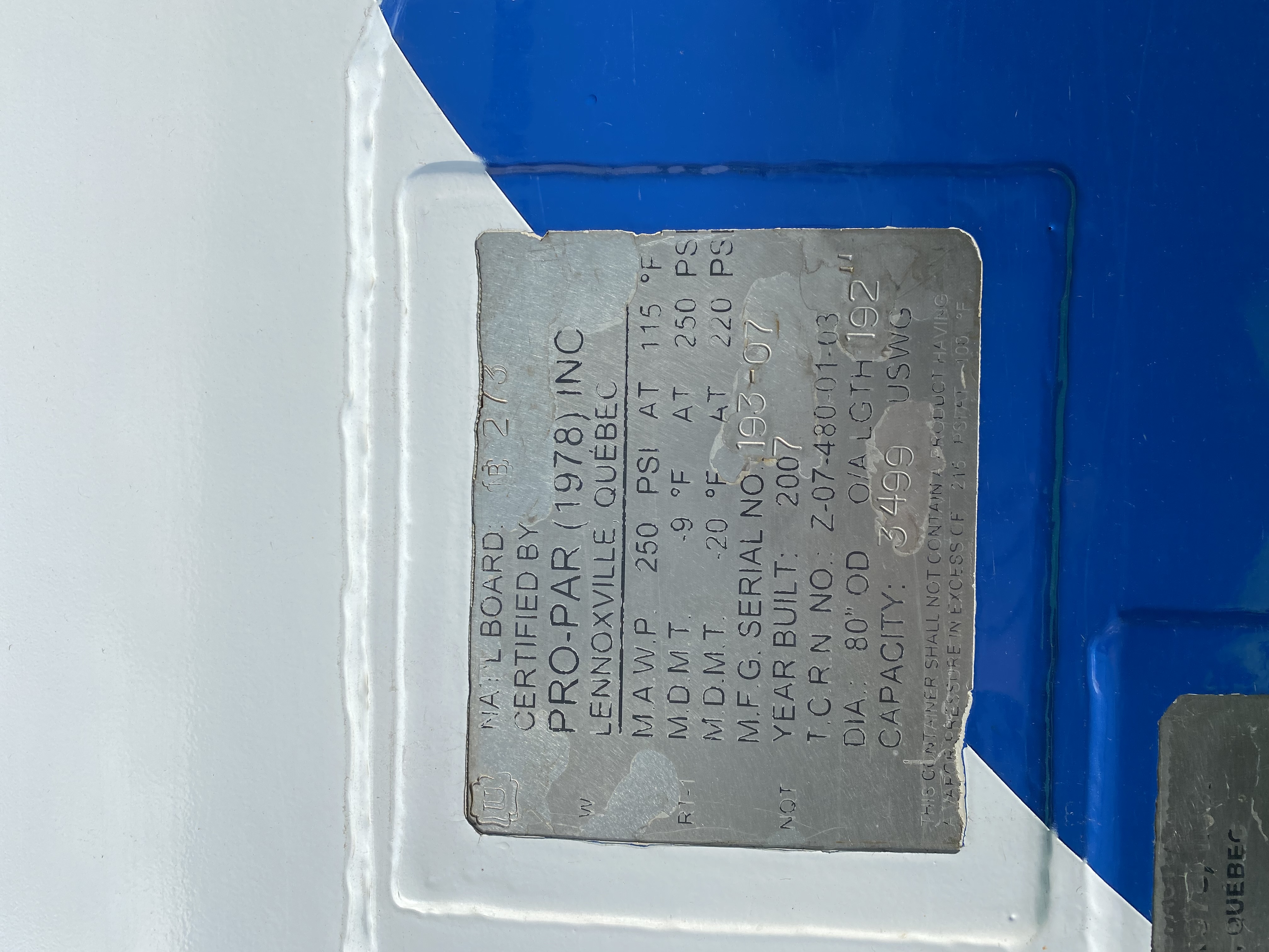 Metal ID Plate Image