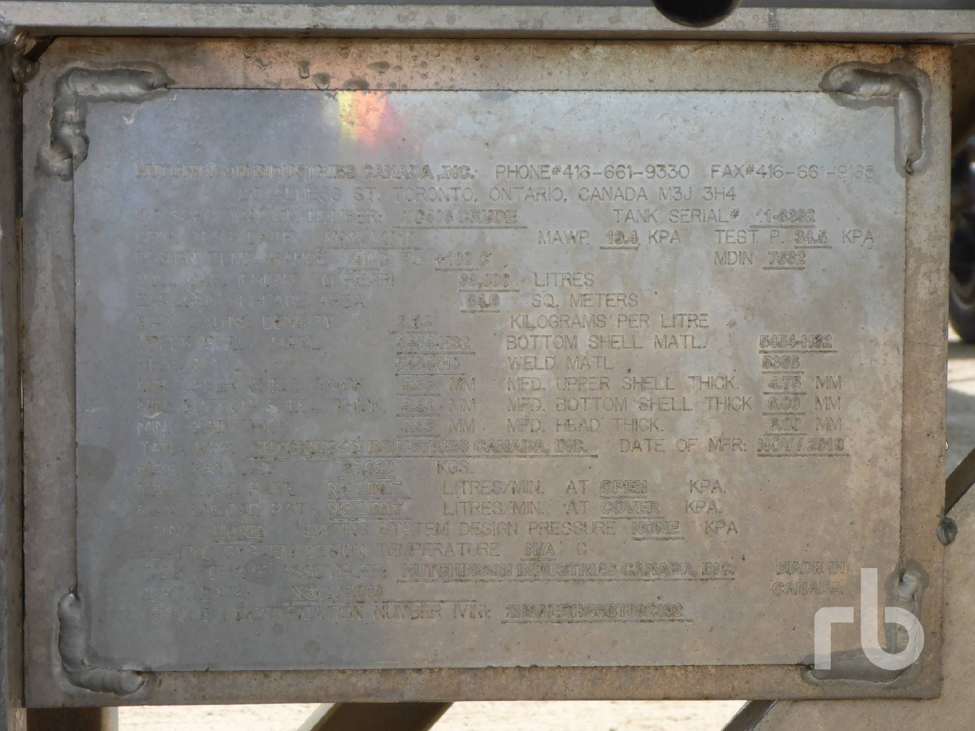 Metal ID Plate Image