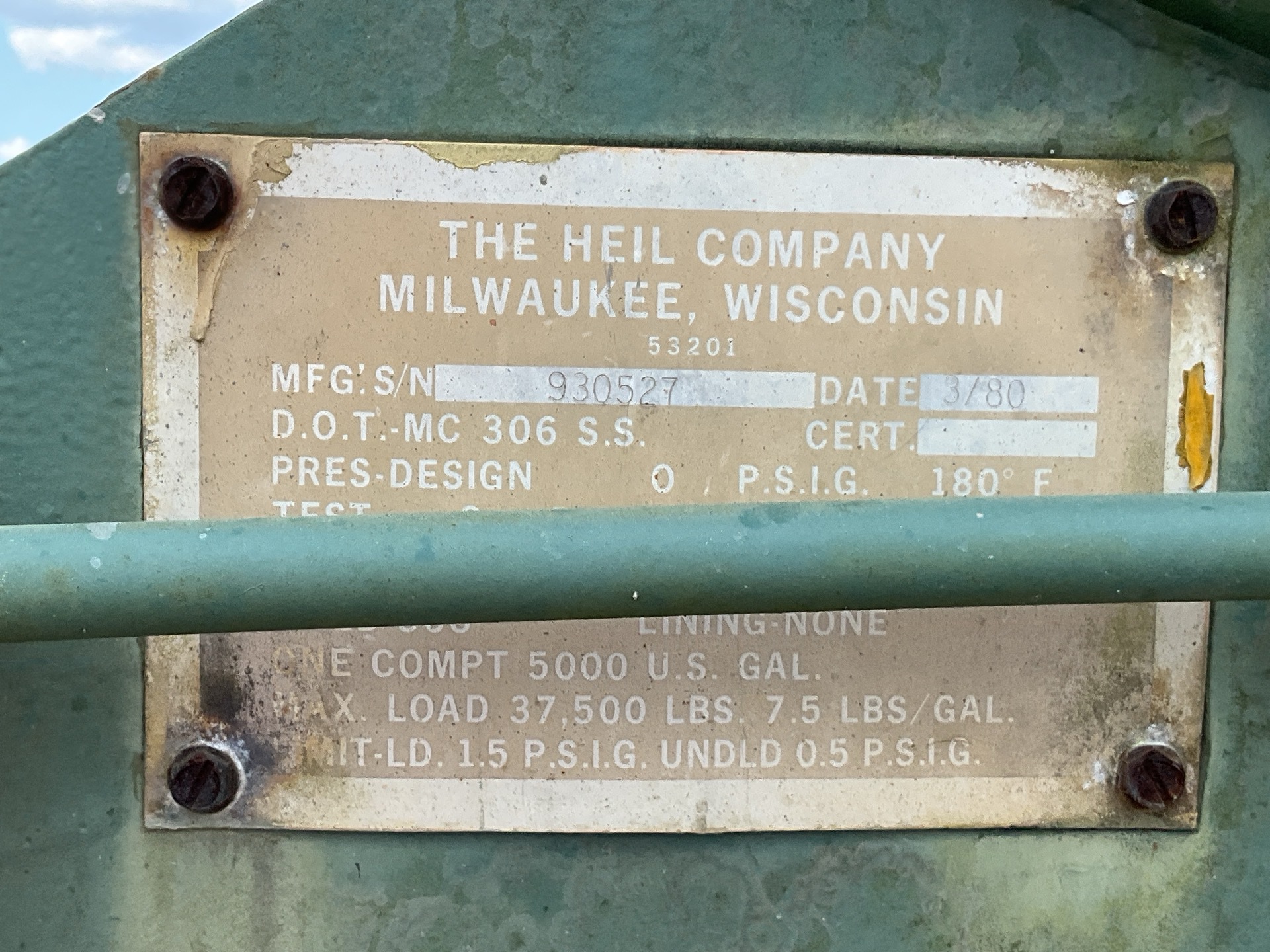 Metal ID Plate Image
