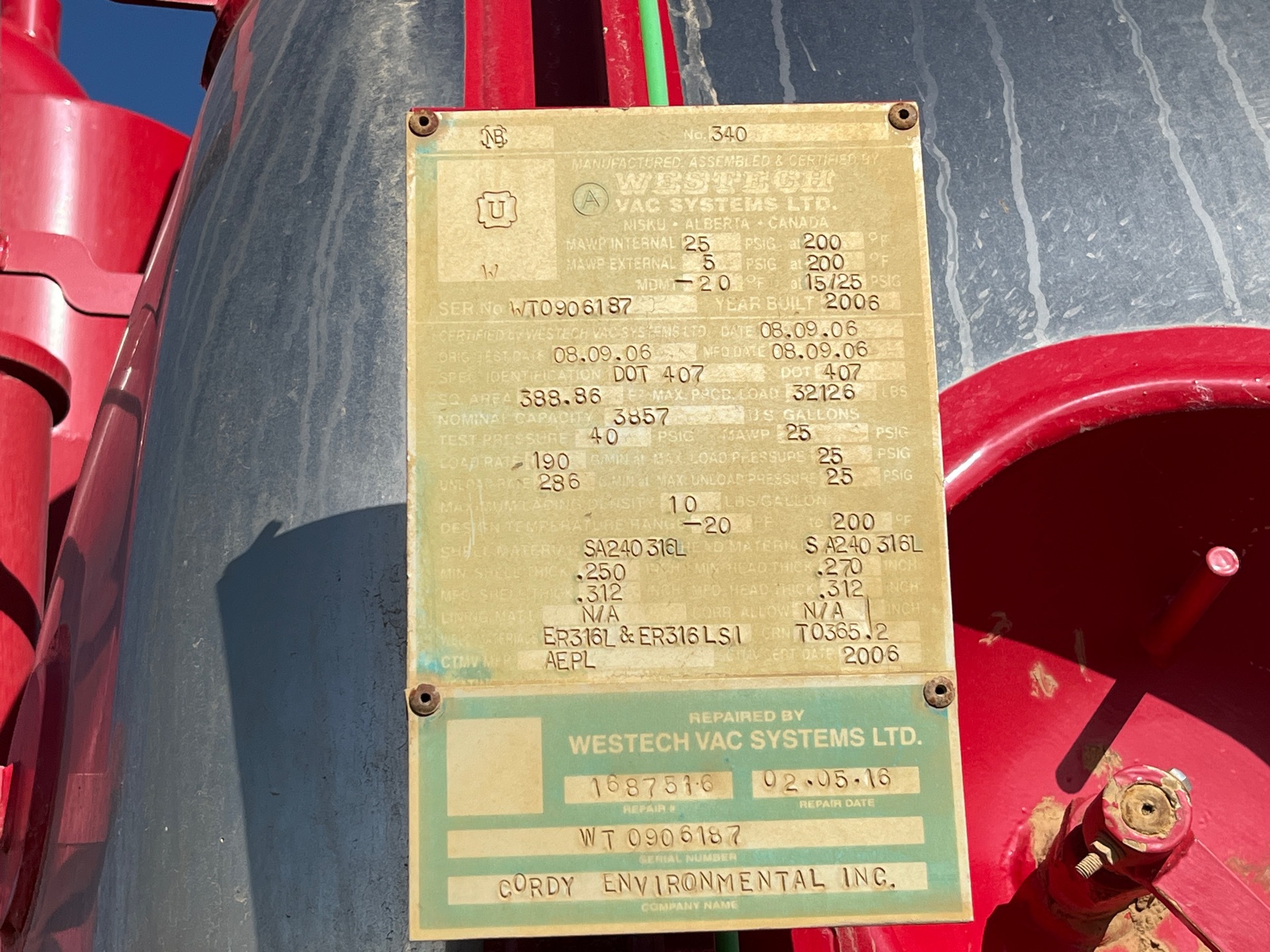 Metal ID Plate Image
