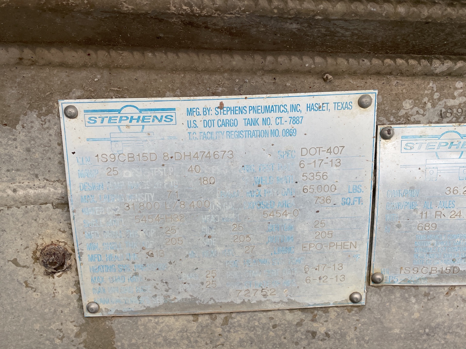 Metal ID Plate Image