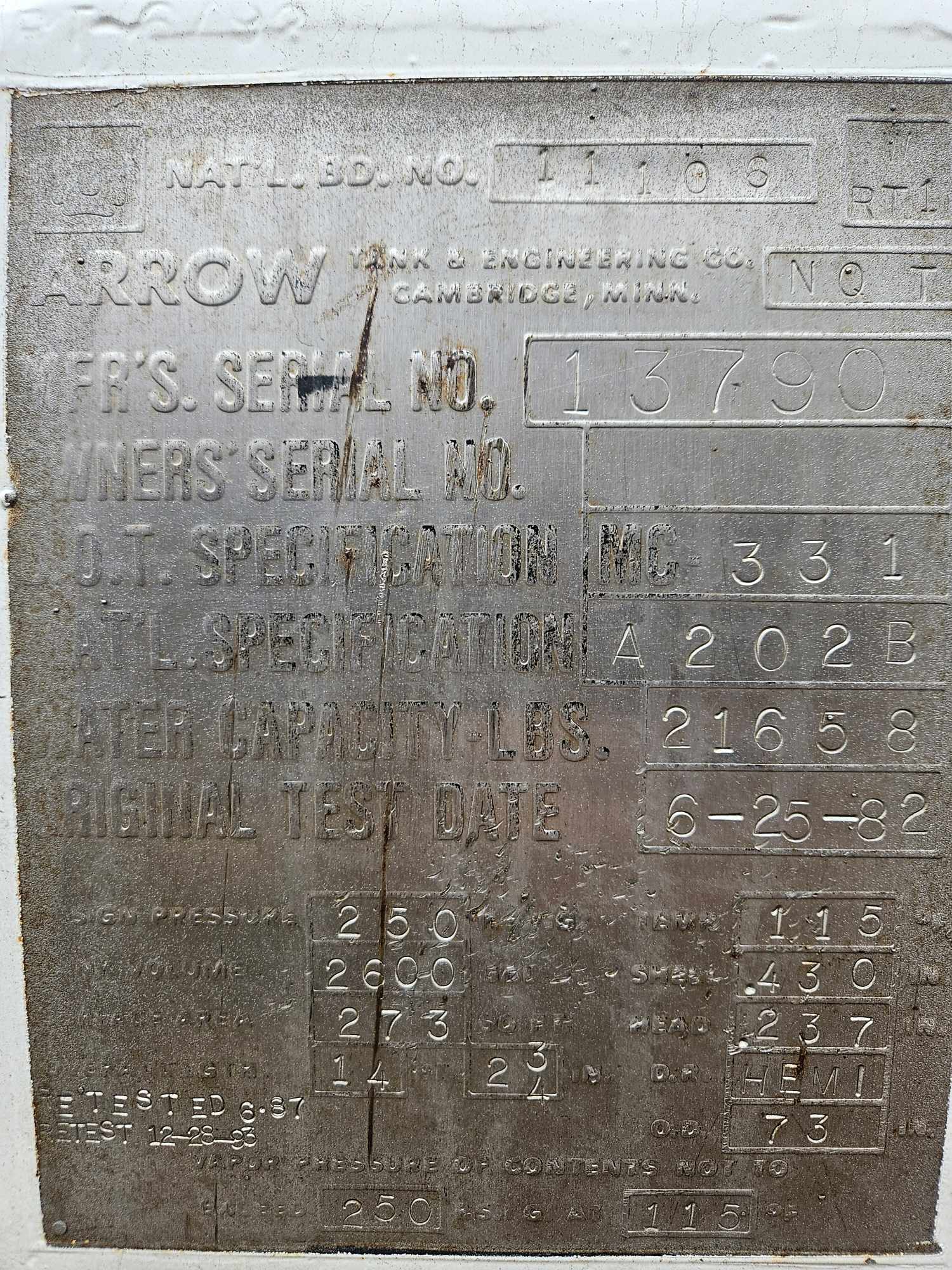 Metal ID Plate Image